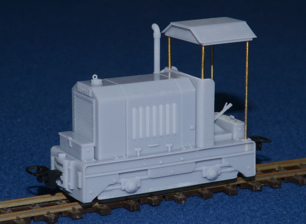 RANSOMES RAPIER 80/1937 NARROW GAUGE DIESEL [9] (BODY ONLY) (O14 Gauge  7mm scale)