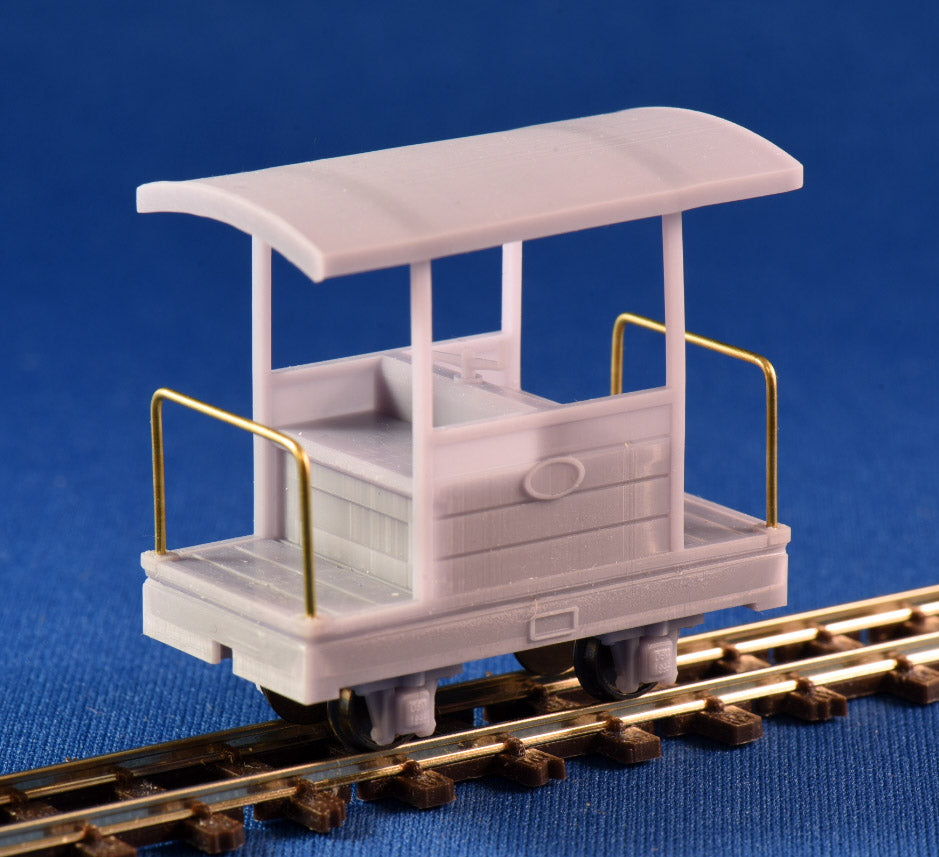 EATON HALL HEYWOOD BRAKE VAN for MINIATURE / NARROW GAUGE (O9 Gauge 7mm scale)