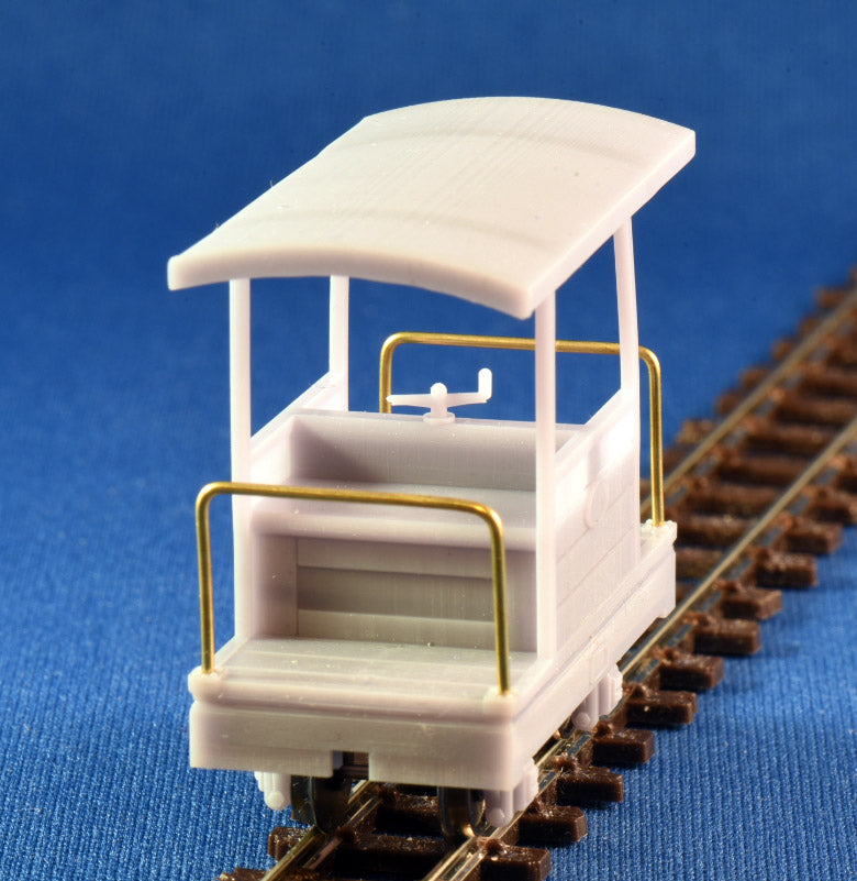 EATON HALL HEYWOOD BRAKE VAN for MINIATURE / NARROW GAUGE (O9 Gauge 7mm scale)