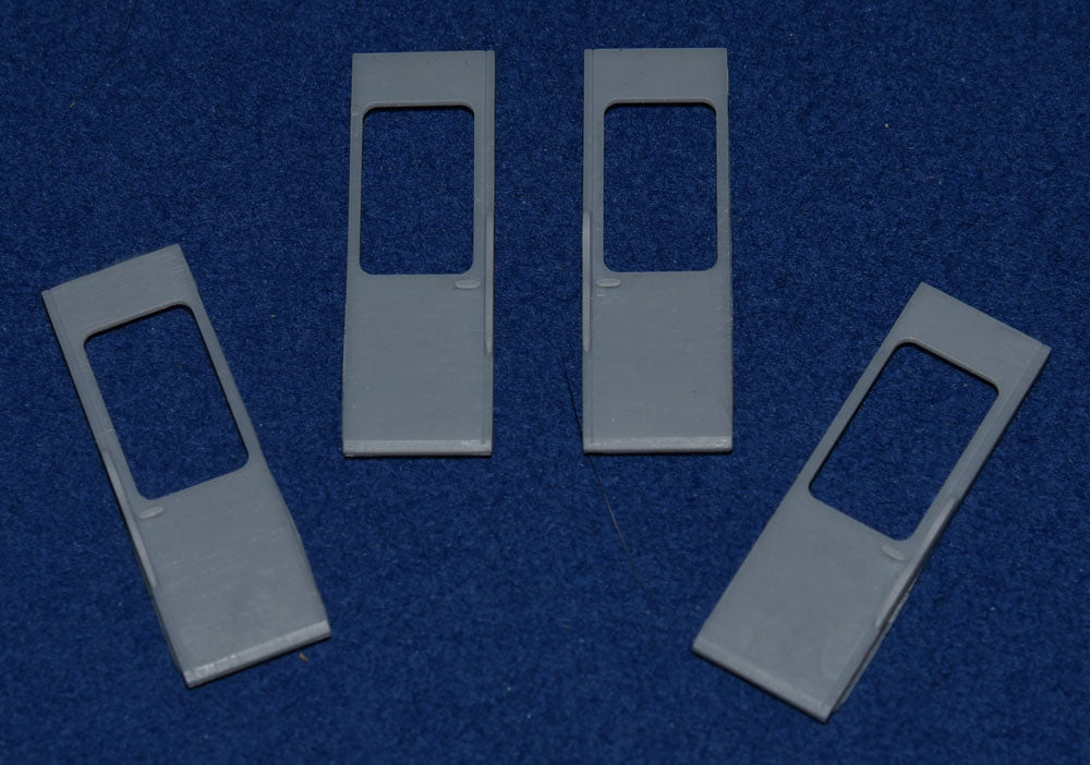 BR BLUE PULLMAN KITCHEN CAR BODY SECTIONS for TRI-ANG BIG BIG TRAIN Mk2 COACH CONVERSION (O Gauge 7mm scale)