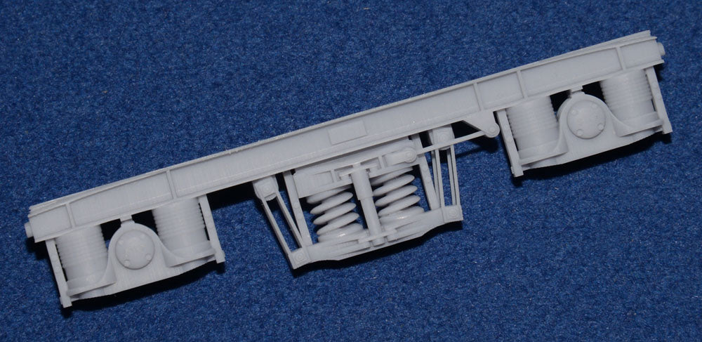 BR BLUE PULLMAN BOGIE SET (4 BOGIES - 2 x TRAILER CAR SET) (O Gauge 7mm scale)