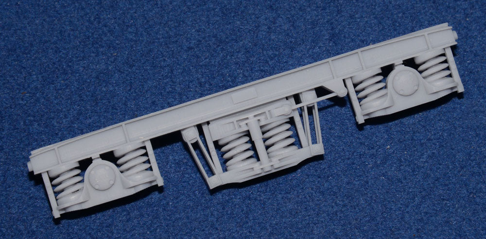 BR BLUE PULLMAN BOGIE SET (4 BOGIES - 2x KITCHEN CAR SET) (O Gauge 7mm scale)