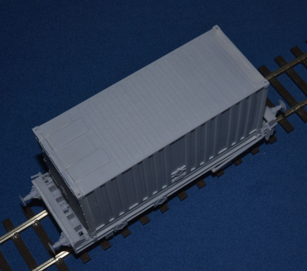 BR CONTAINER - FULL HEIGHT 20' NUCLEAR PATTERN (O Gauge 7mm scale)