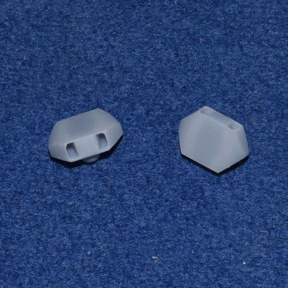 BR MK2 COACH ROOF VENTS (x12) - G TYPE (O Gauge 7mm scale)
