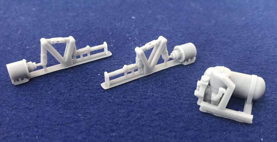 BR Mk2 COACH UNDERFRAME AIR BRAKES & RESERVOIR (OO Gauge 4mm scale)