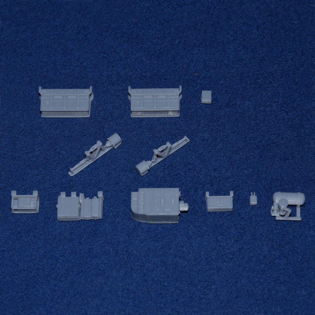 BR Mk2 COACH UNDERFRAME AIR BRAKE DETAILING KIT (OO Gauge 4mm scale)