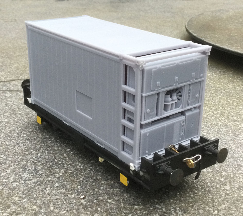 BR CONTAINER - REFRIGERATED 20' (REEFER) (O Gauge 7mm scale)