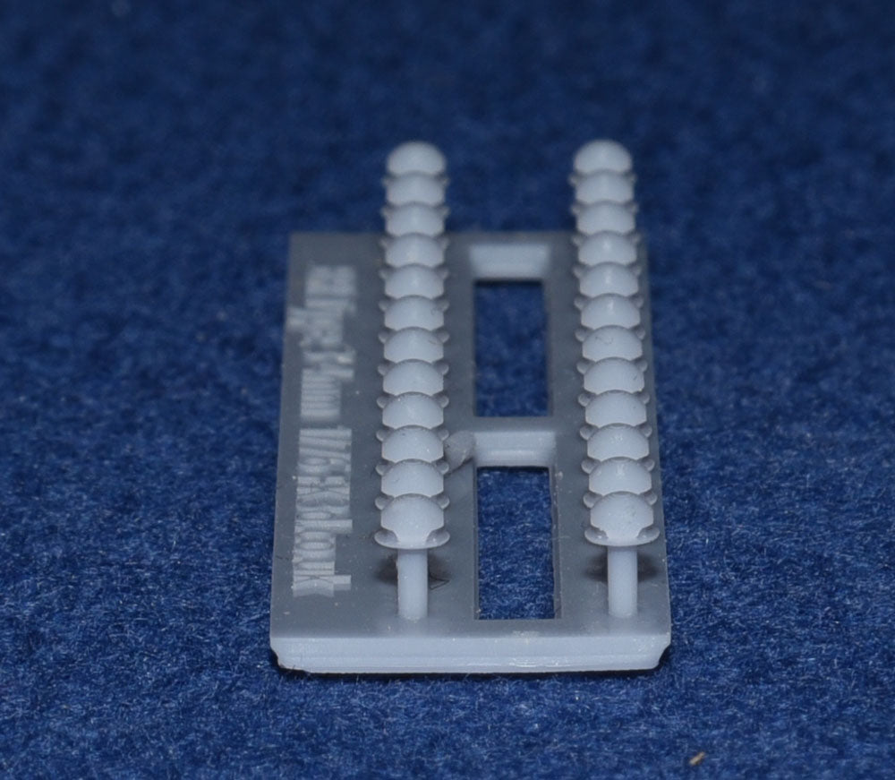 BR MK1 MK2 COACH ROOF VENTS (x24) - TYPE 3 (OO Gauge 4mm scale)