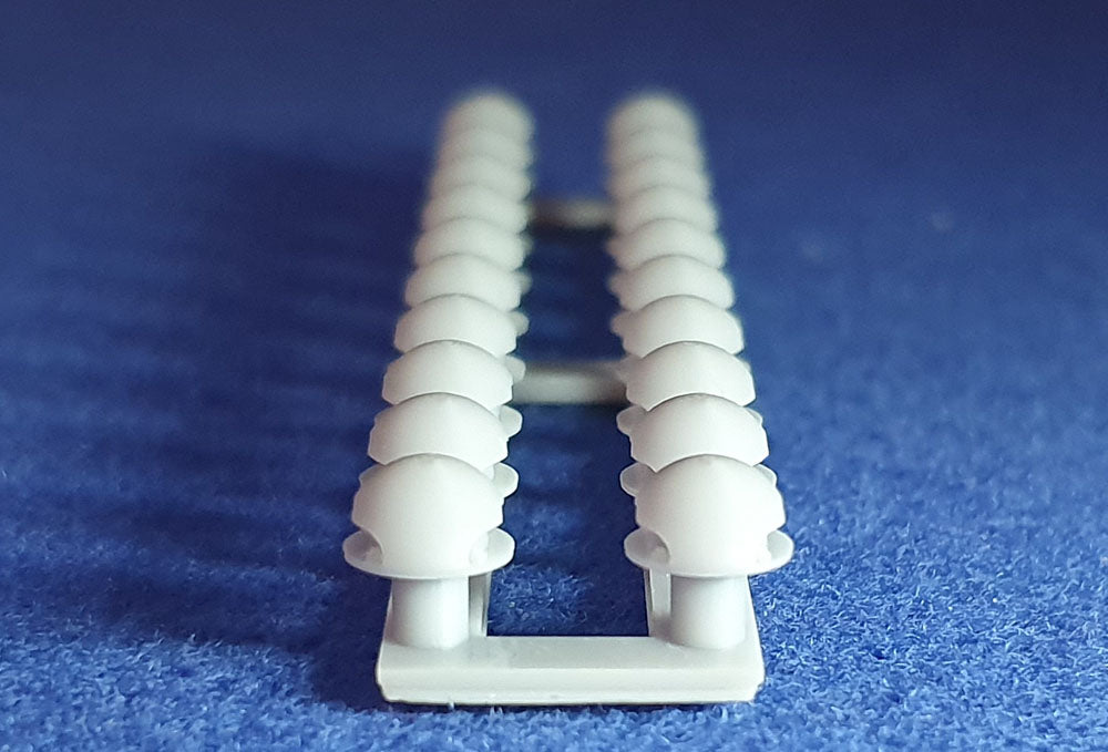 BR MK2 COACH ROOF VENTS TYPE 3 (x20) (Gauge 1 10mm scale)