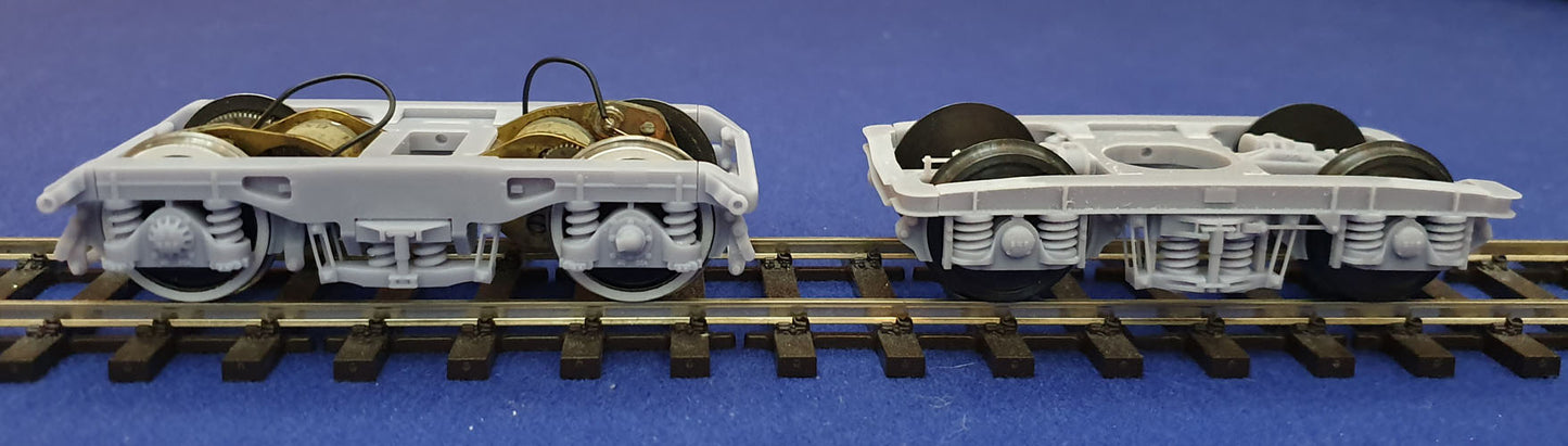 BR BLUE PULLMAN BOGIE SET (12 BOGIES - 6 CAR SET) (O Gauge 7mm scale)