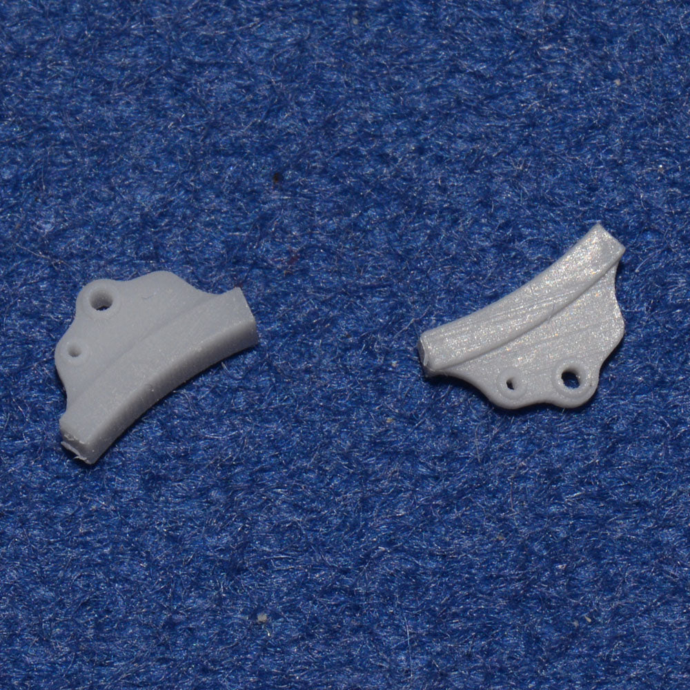 WAGON / COACH UNIVERSAL BRAKE SHOES x24 (Double Brake Hanger) (O Gauge 7mm scale)