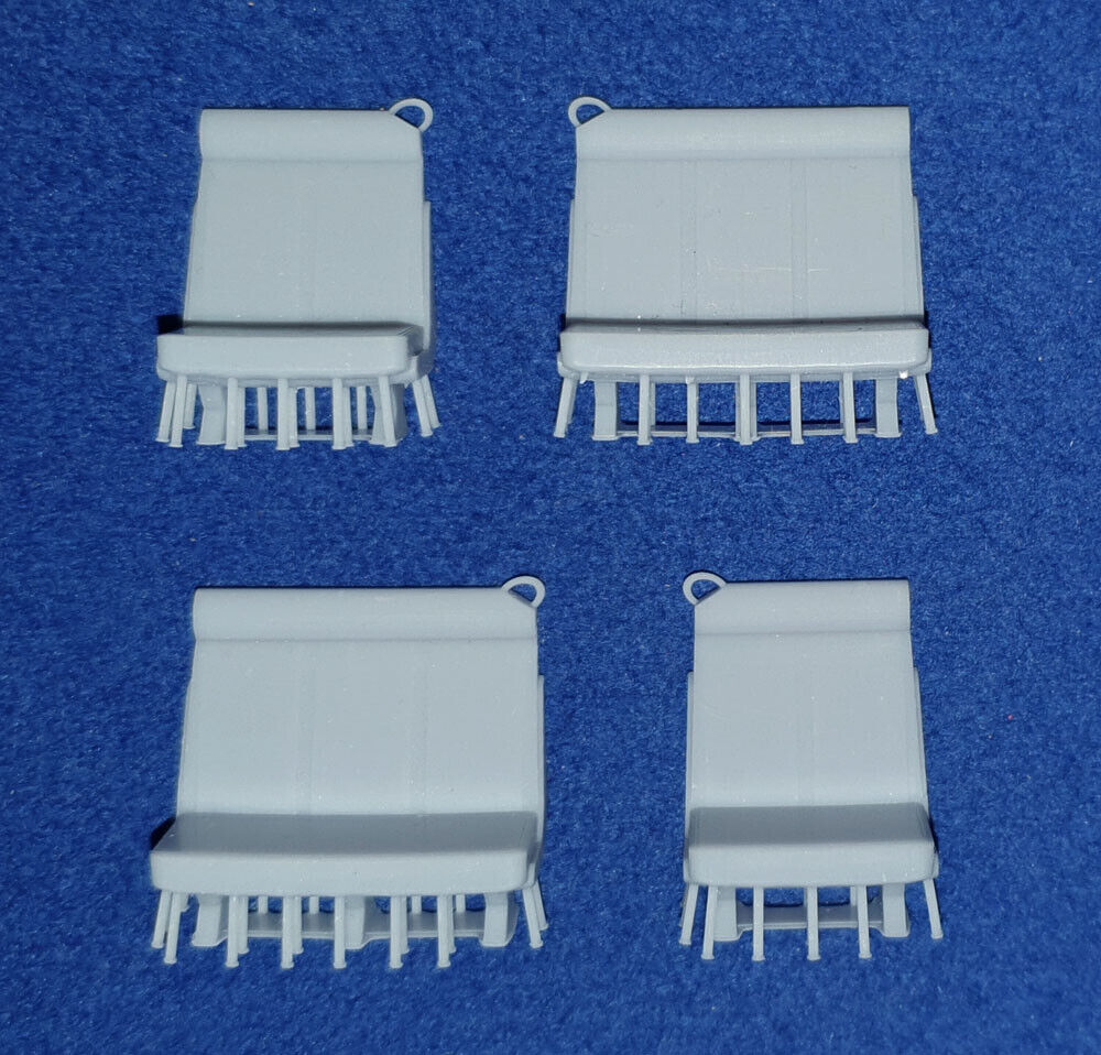 BR CLASS 107 117 DMU STANDARD CLASS SEATS (for open Railcars) (O Gauge 7mm scale)