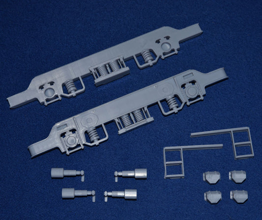 BR CLASS 33 BOGIE SIDE FRAME SET / KIT (Pair) (Gauge 1 10mm scale)