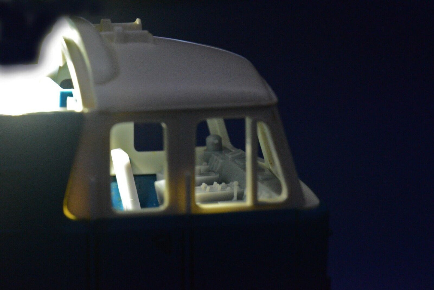 BR HYMEK CLASS 35 CAB INTERIORS for TRI-ANG BIG BIG TRAIN upgrade (x2) (O Gauge 7mm scale)