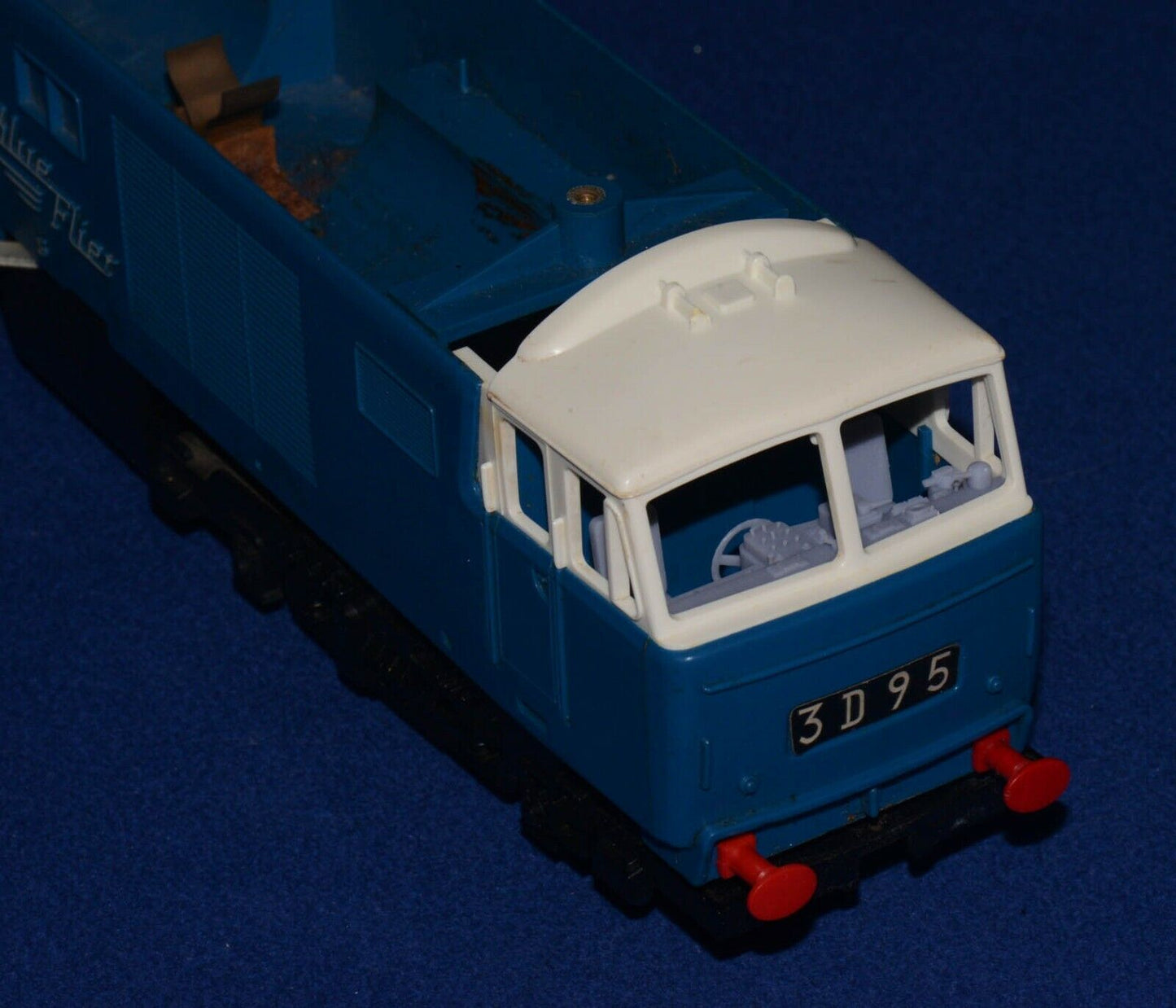 BR HYMEK CLASS 35 CAB INTERIORS for TRI-ANG BIG BIG TRAIN upgrade (x2) (O Gauge 7mm scale)