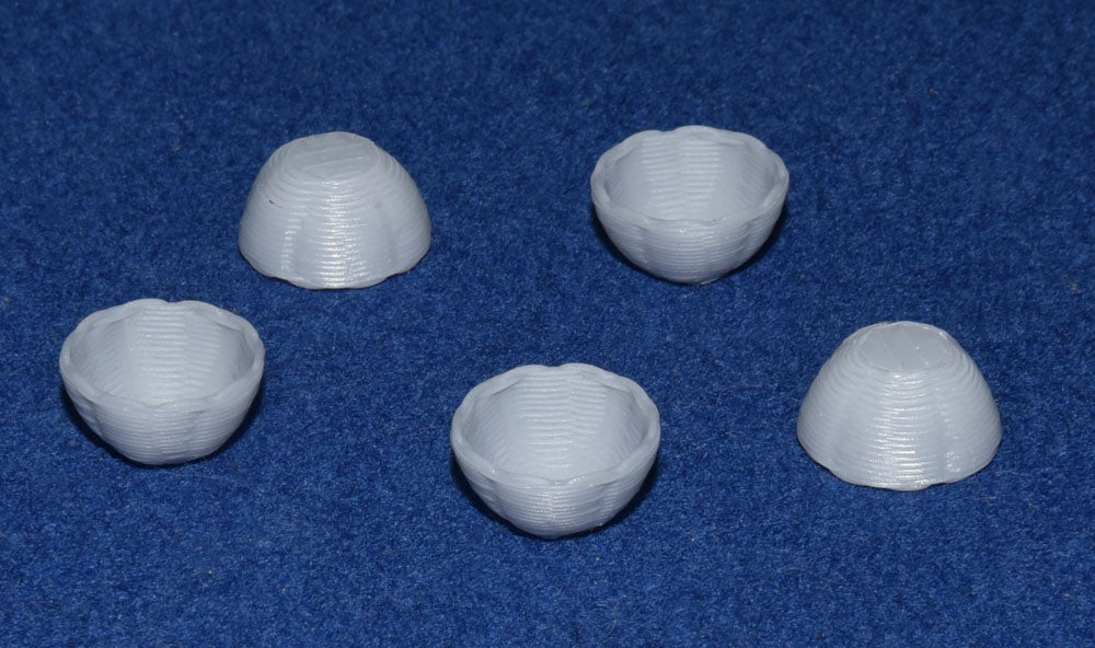 DARJEELING HIMALAYAN RAILWAY COAL BASKETS (x5) (O16.5 Gauge 7mm scale)