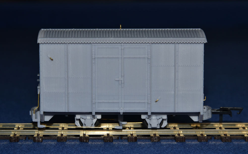 DARJEELING HIMALAYAN RAILWAY - 4 WHEEL STEEL VAN (O16.5 Gauge 7mm scale)