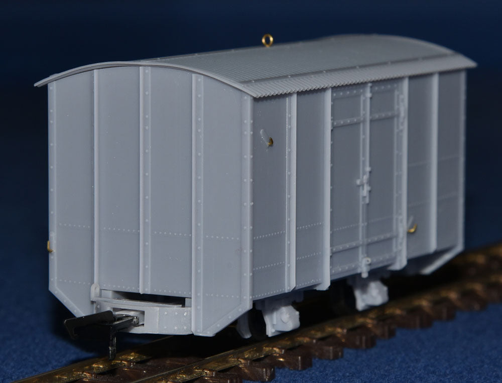DARJEELING HIMALAYAN RAILWAY - 4 WHEEL STEEL VAN (O16.5 Gauge 7mm scale)
