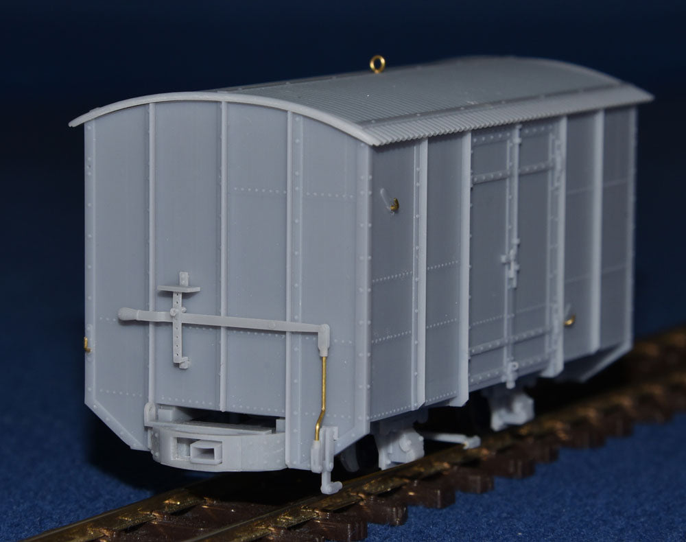 DARJEELING HIMALAYAN RAILWAY - 4 WHEEL STEEL VAN (O16.5 Gauge 7mm scale)