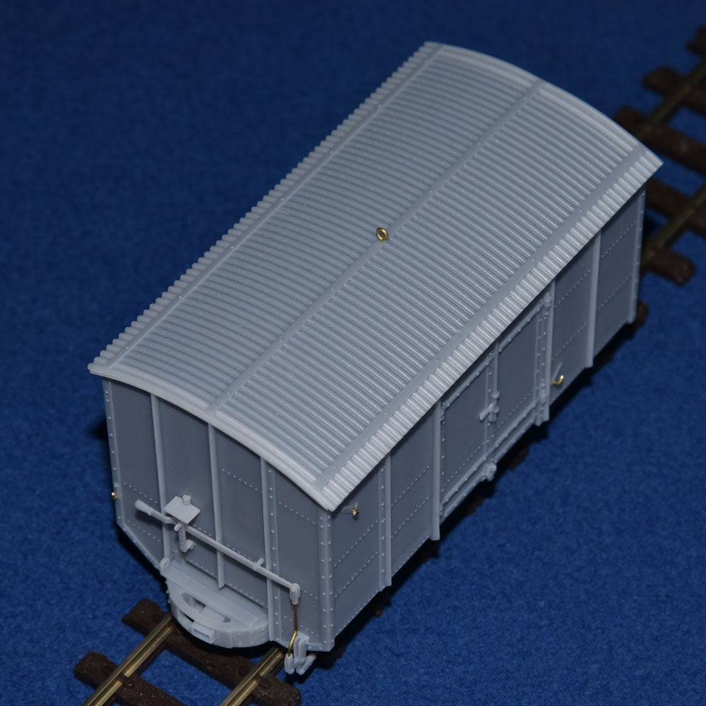 DARJEELING HIMALAYAN RAILWAY - 4 WHEEL STEEL VAN (O16.5 Gauge 7mm scale)