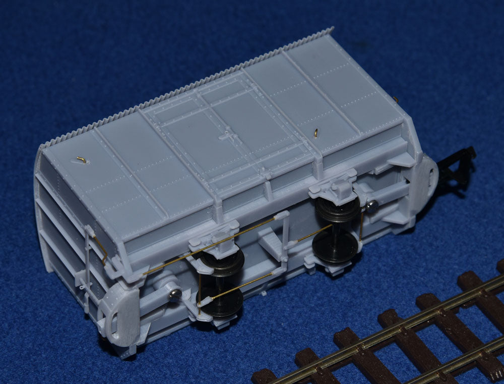 DARJEELING HIMALAYAN RAILWAY - 4 WHEEL STEEL VAN (O16.5 Gauge 7mm scale)