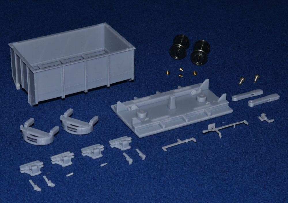 DARJEELING HIMALAYAN RAILWAY - 4 WHEEL STEEL VAN (O16.5 Gauge 7mm scale)