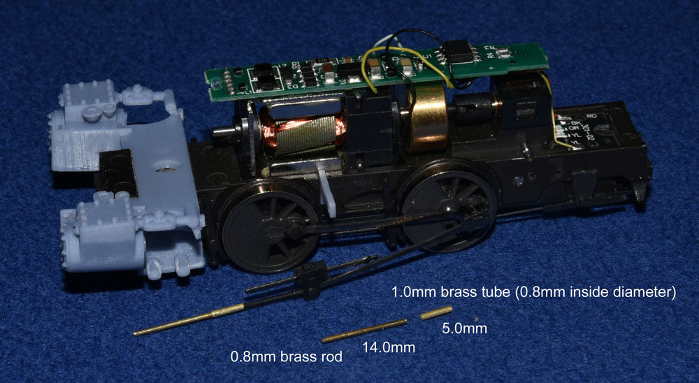 DARJEELING A CLASS SHARP STEWART LOCOMOTIVE (BODY ONLY) 1885 (O16.5 Gauge 7mm scale)