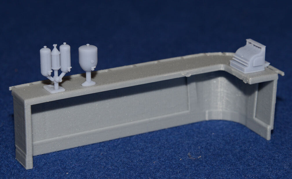 GRESLEY COACH BUFFET CAR WATER HEATER, TEA URN & CASH REGISTER - LNER (O Gauge 7mm scale)