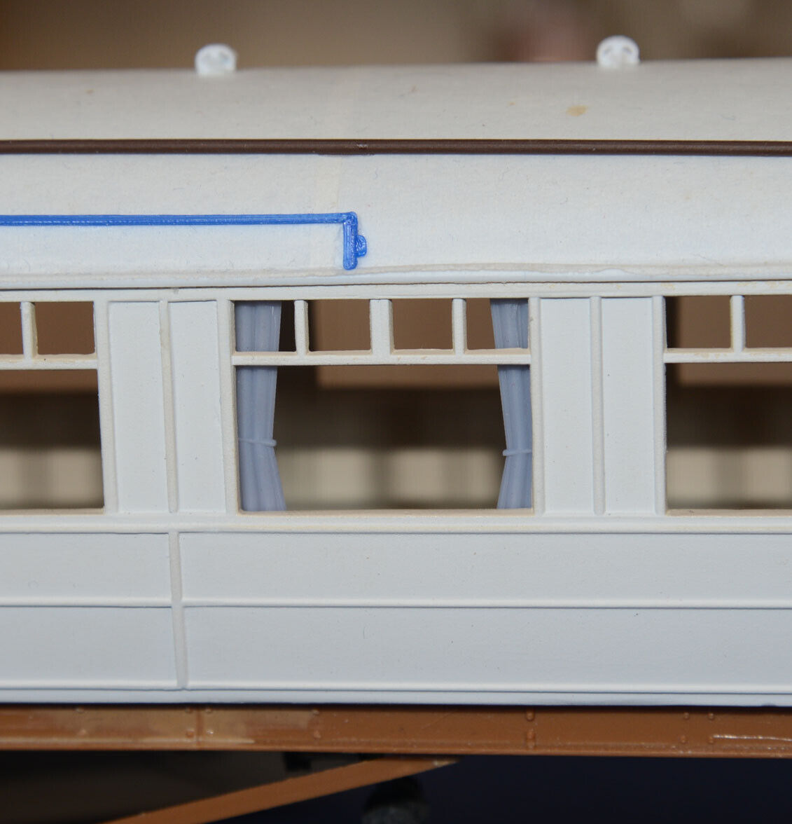 GRESLEY COACH CURTAINS for RESTAURANT / BUFFET CAR (12 PAIRS) - LNER (O Gauge 7mm scale)