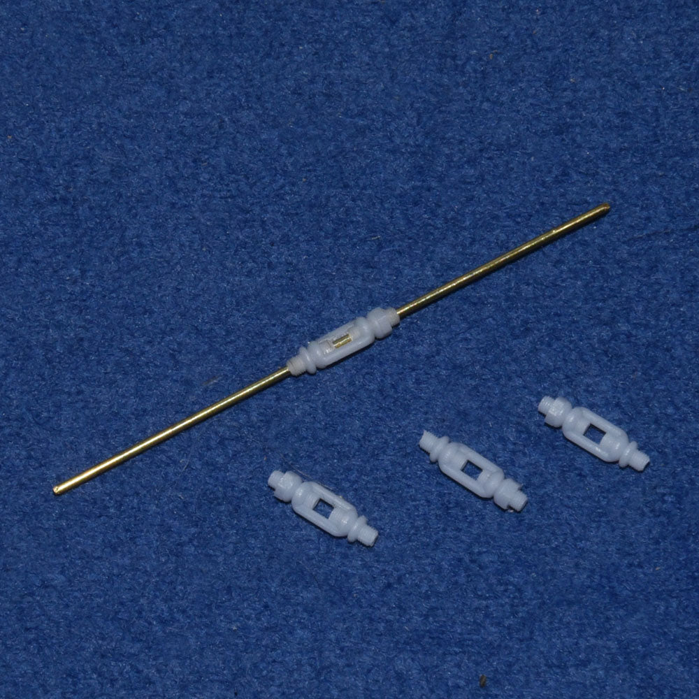 LNER COACH UNDERFRAME TURNBUCKLE (x16) - BR (O Gauge 7mm scale)