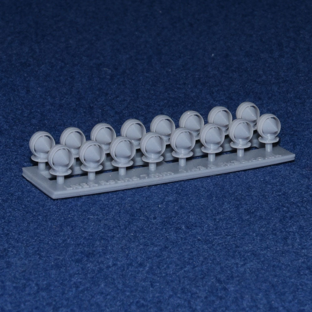 COACH ROUND TORPEDO VENTS (x16) - LNER GNR (O Gauge 7mm scale)