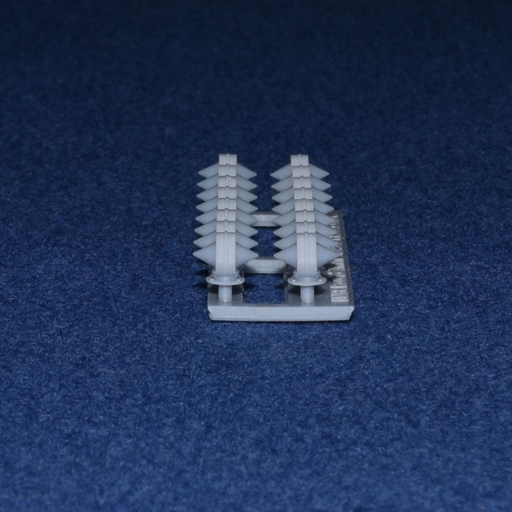 COACH ROUND TORPEDO VENTS (x16) - LNER GNR (O Gauge 7mm scale)