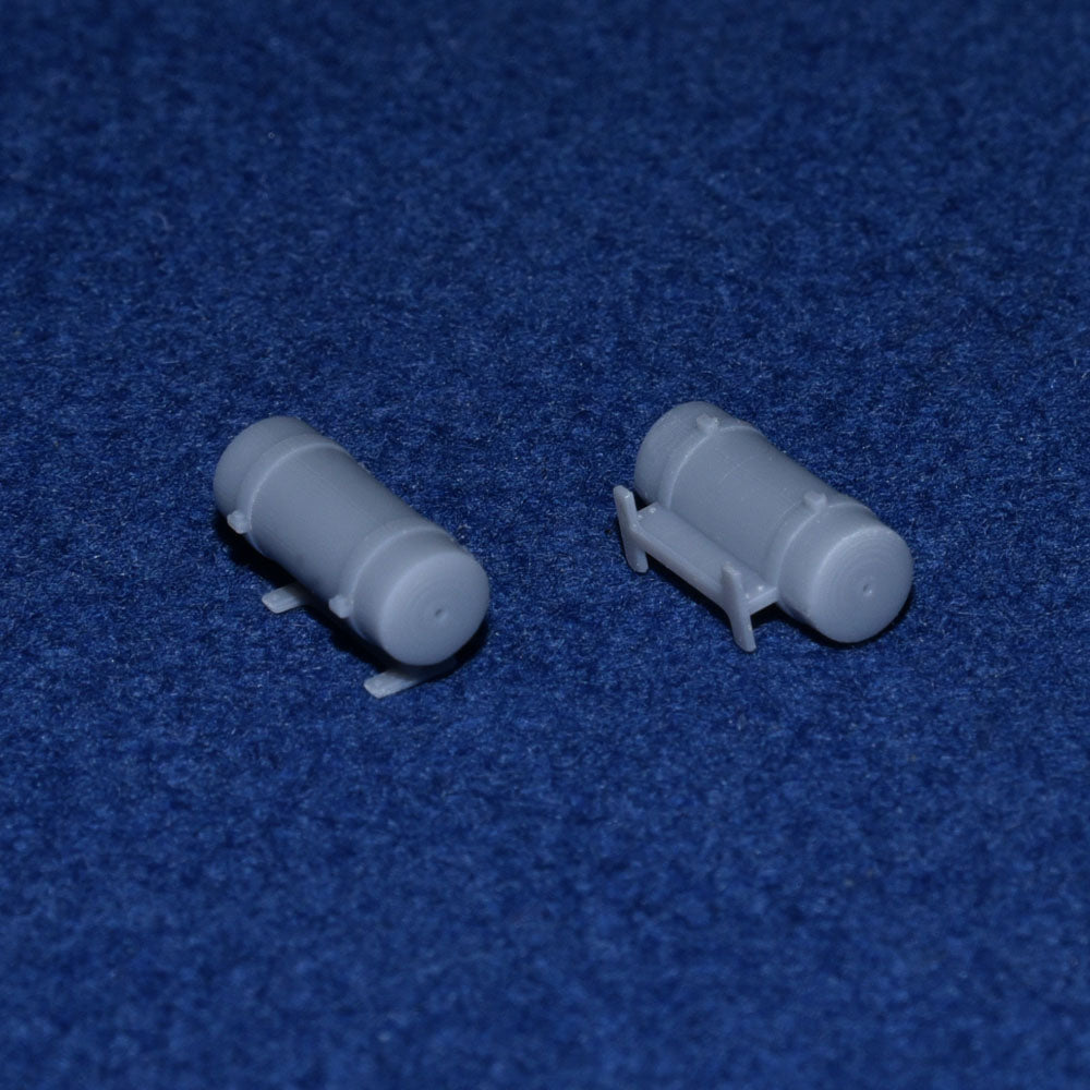 GRESLEY COACH BRAKE VACUUM TANK SET (X2) - LNER (OO Gauge 4mm scale)