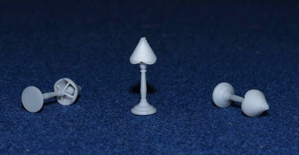 ORIENT EXPRESS COACH TABLE LAMPS (x6) (Gauge 1 9.5mm 1/32 scale)