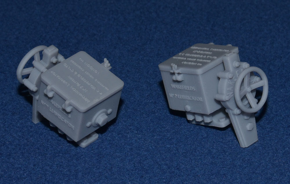 WAKEFIELD No 7 LUBRICATOR (one supplied) FRONT WHEEL (5" Gauge 1/12 scale)