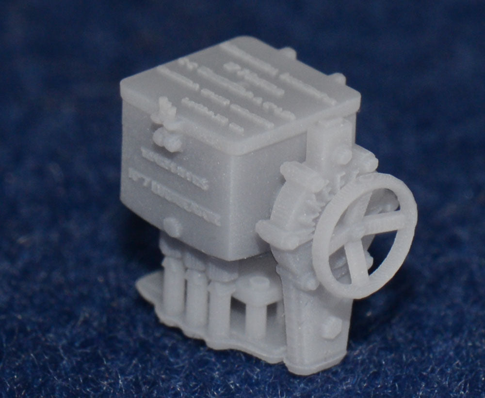 WAKEFIELD No 7 LUBRICATOR (one supplied) with FRONT PRIMING WHEEL - 6 FEED (O Gauge 7mm scale)