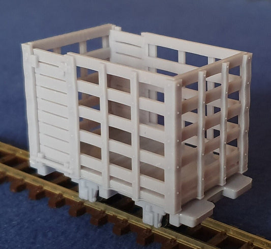 CATTLE / SHEEP WAGON - MINIATURE / NARROW GAUGE (O9 Gauge 7mm scale)