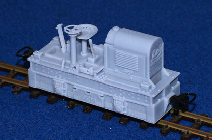 LISTER RAIL-TRUCK for MINIATURE / NARROW GAUGE [3] (BODY ONLY) (O9 Gauge 7mm scale)