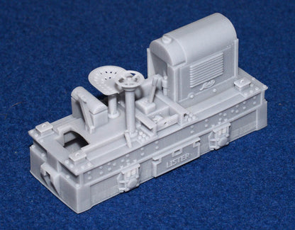 LISTER RAIL-TRUCK for MINIATURE / NARROW GAUGE [3] (BODY ONLY) (O9 Gauge 7mm scale)