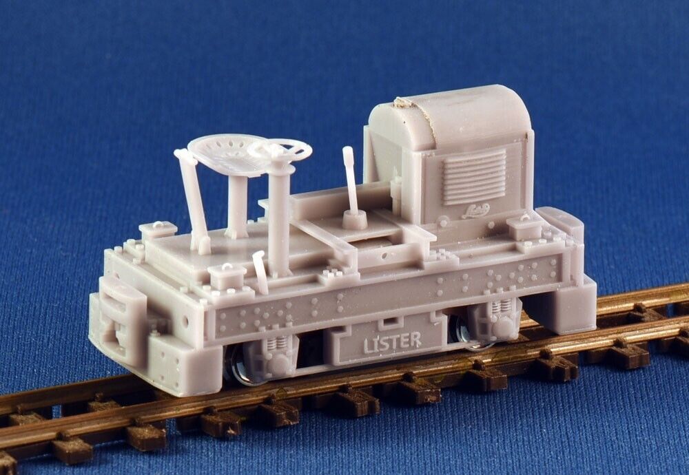 LISTER RAIL-TRUCK for MINIATURE / NARROW GAUGE [3S] (BODY ONLY) (O9 Gauge 7mm scale)