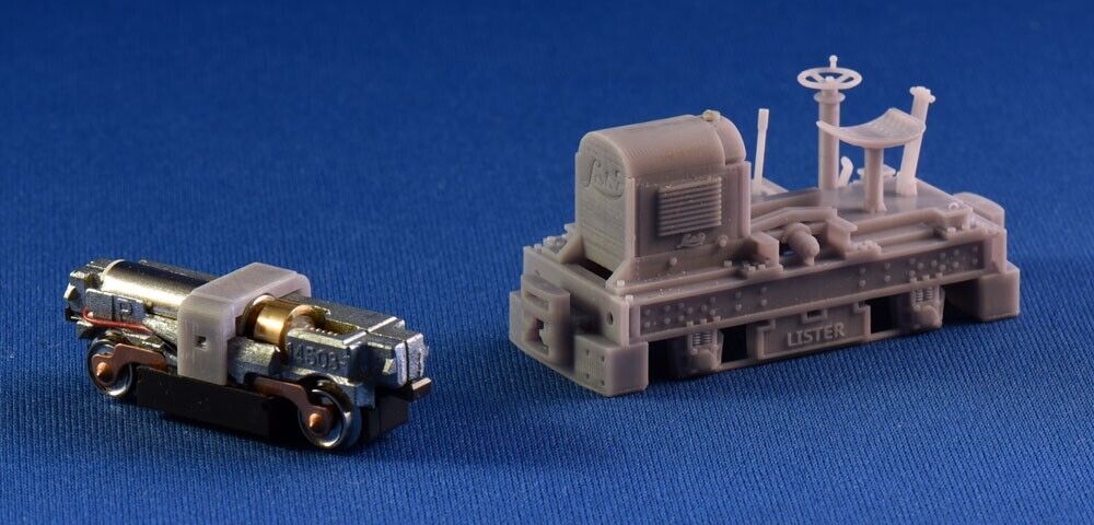 LISTER RAIL-TRUCK for MINIATURE / NARROW GAUGE [3S] (BODY ONLY) (O9 Gauge 7mm scale)