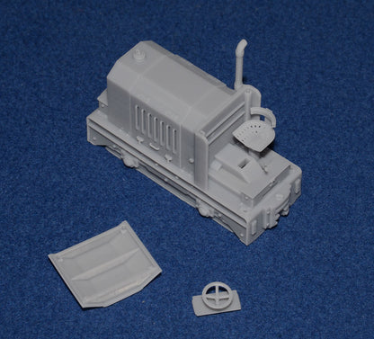 RANSOMES & RAPIER 80/1937 NARROW GAUGE DIESEL [9] (BODY ONLY) (O14 Gauge 7mm scale)