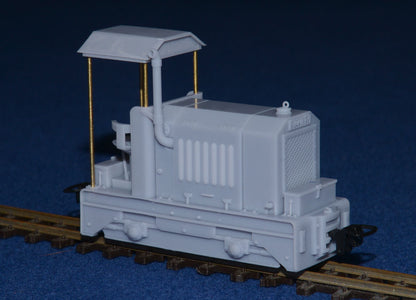 RANSOMES & RAPIER 80/1937 NARROW GAUGE DIESEL [9] (BODY ONLY) (O14 Gauge 7mm scale)