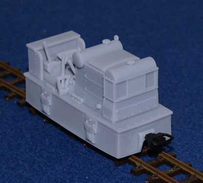 RUSTON & HORNSBY MINIATURE / NARROW GAUGE DIESEL [1] (BODY ONLY) (O9 Gauge 7mm scale)