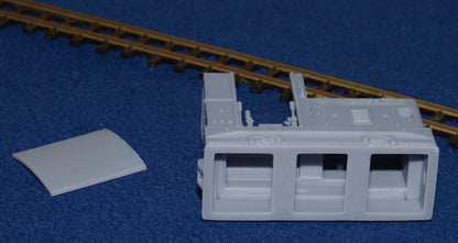 RUSTON & HORNSBY MINIATURE / NARROW GAUGE DIESEL [2] (BODY ONLY) (O9 Gauge 7mm scale)