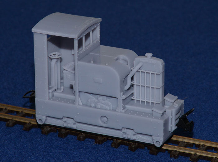 SIMPLEX 20/28HP PLATE-FRAME WITH STANDARD CAB NARROW GAUGE DIESEL [4C] (BODY ONLY) (O9 Gauge 7mm scale)