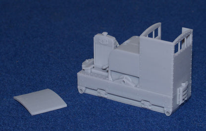 SIMPLEX 20/28HP PLATE-FRAME WITH STANDARD CAB NARROW GAUGE DIESEL [4C] (BODY ONLY) (O9 Gauge 7mm scale)