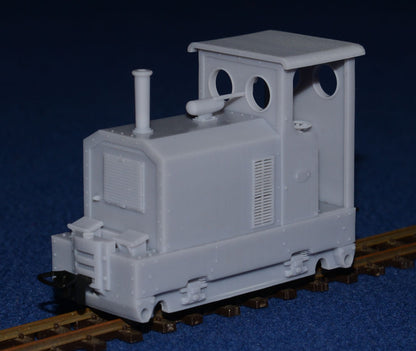 SIMPLEX 20/28HP PLATE-FRAME "DRUID" NARROW GAUGE DIESEL [4D] (BODY ONLY) (O9 Gauge 7mm scale)