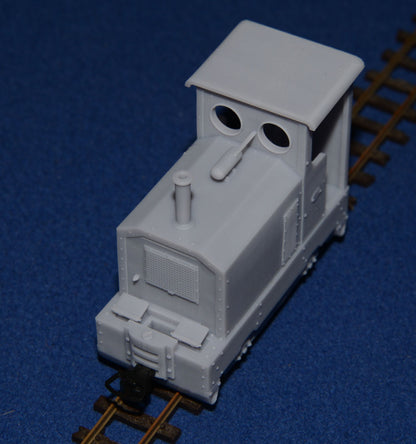 SIMPLEX 20/28HP PLATE-FRAME "DRUID" NARROW GAUGE DIESEL [4D] (BODY ONLY) (O9 Gauge 7mm scale)