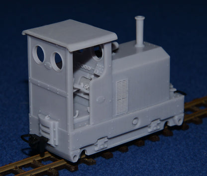 SIMPLEX 20/28HP PLATE-FRAME "DRUID" NARROW GAUGE DIESEL [4D] (BODY ONLY) (O9 Gauge 7mm scale)